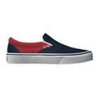 Vans Womens Customs Slip-on (red/navy)