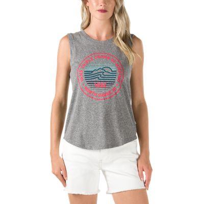 Vans 2017 Vtcs Logo Muscle Tank (grey Heather)