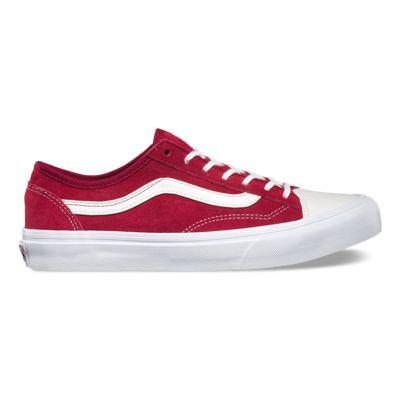 Vans Leather Tc Style 36 Slim (biking Red)