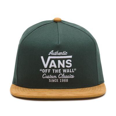 Vans Wabash Snapback Hat (darkest Spruce)