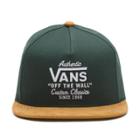 Vans Wabash Snapback Hat (darkest Spruce)