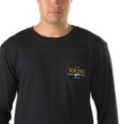 Vans Luxury Goods Pocket Ls T-shirt (black) Mens T-shirts