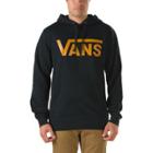 Vans Mens Shoes Skate Shoes Mens Shoes Mens Sandals Classic Pullover Hoodie (black/yellow)