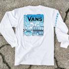 Vans Ave Chrome Long Sleeve T-shirt (white)