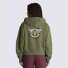 Vans Flyin' Tiger Crop Hoodie (four Leaf Clover)