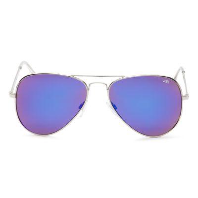 Vans Apprehend Aviator Sunglasses (silver Blue)