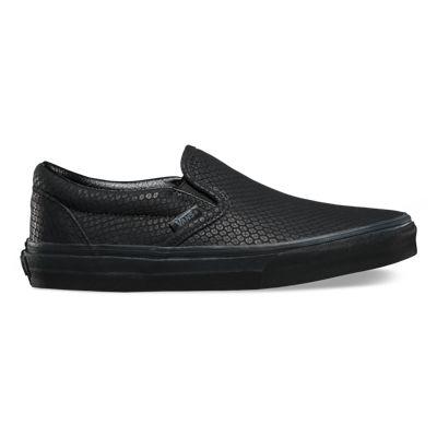 Vans Slip-on+ (snake Leather Black)