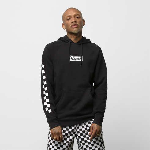 Vans Versa Standard Pullover Hoodie (black/checkerboard)