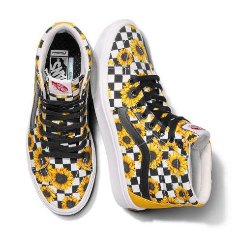 Vans Customs Sunflowers Comfycush Sk8-hi (customs)