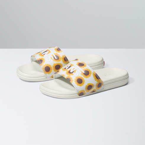 Vans Kids La Costa Slide-on (sunflower Yellow/true White)