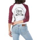 Vans Social Club Deuce Boyfriend Raglan (white/burgundy)