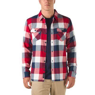 Vans Box Flannel Shirt (chili Pepper/marshmallow)