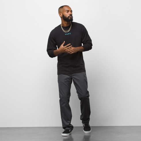 Vans Covina Five Pocket Slim Straight Twill Pant (ave Asphalt)