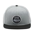 Vans Rimrock Snapback Hat (heather Grey-black)
