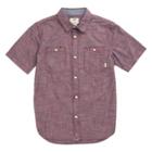 Vans Boys Guilder Iii Buttondown Shirt (port) T-shirts: Medium