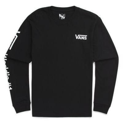 Vans Boys Worlds 1 Long Sleeve T-shirt (black)