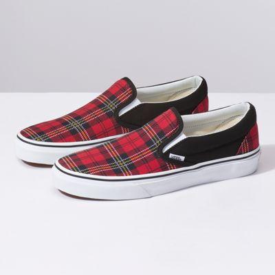 Vans Tartan Classic Slip-on (chili Pepper/true White)