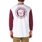 Vans Feed The Hand T-shirt (white Burgundy)
