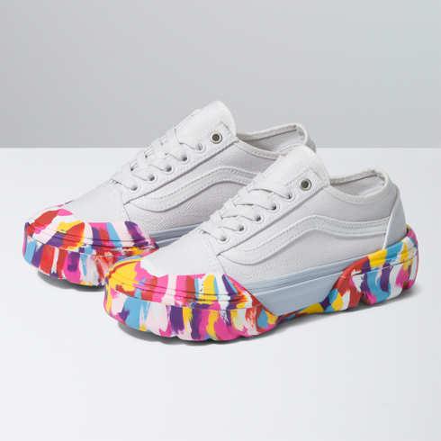 Vans Old Skool Tapered Modular (rainbow Swirl Nimbus Cloud)