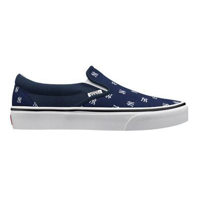 Vans Boys Customs Slip-on (new York Yankees Navy)