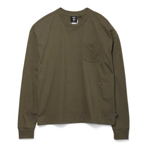 Vans The Lizzie Long Sleeve Skate Tee (grape Leaf)