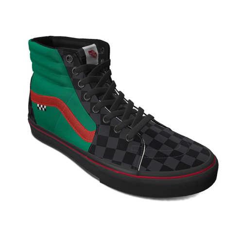 Vans Customs Ultramarine Green Skate Sk8-hi (customs)