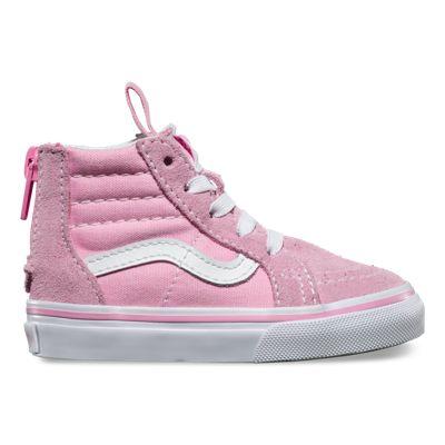 Vans Toddlers Sk8-hi Zip (prism Pink/true White)