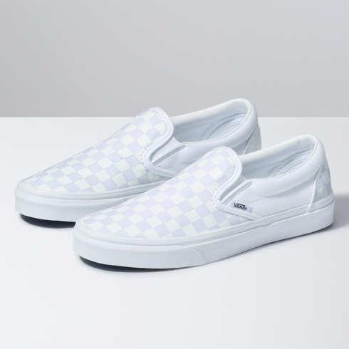 Vans Checkerboard Slip-on Shoe (true White/true White)