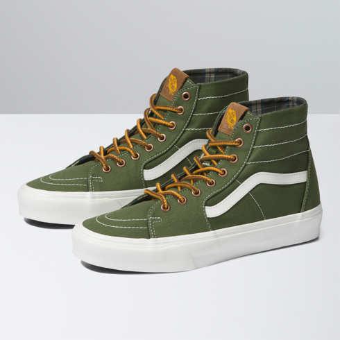 Vans Ca Throwback Sk8-hi Tapered Shoe (chive)