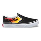 Vans Kids Flame Classic Slip-on (black/black/true White)