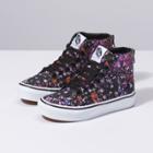 Vans Kids Floral Pop Sk8-hi Zip (black/true White)
