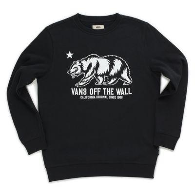Vans Boys Cali Cub Crew Sweatshirt (black)