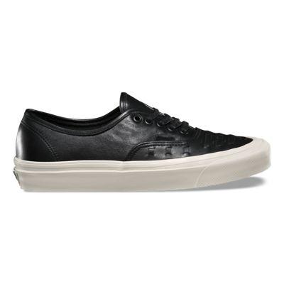 Vans Leather Authentic Weave Dx (black)