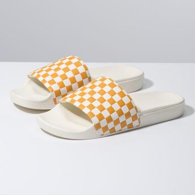 Vans Checkerboard Slide-on (sunflower/marshmallow)