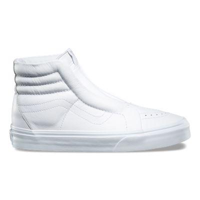 Vans Leather Ua Sk8-hi Reissue Laceless Dx (true White)