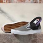 Vans Reflective Skate Slip-on Shoe (black/grey)