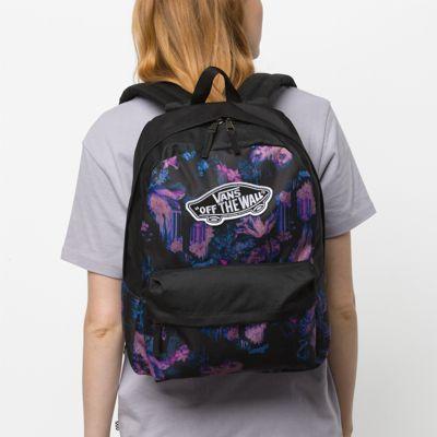Vans Realm Solid Backpack (drip Floral)