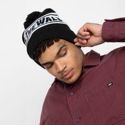 Vans Off The Wall Pom Beanie (black/white)
