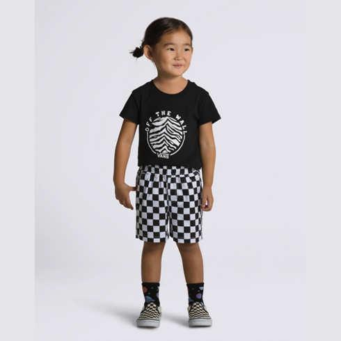 Vans Little Kids Range Elastic Waist Short (checkerboard)