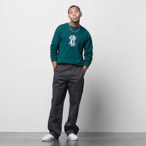 Vans Authentic Chino Loose Double Knee Pant (asphalt)