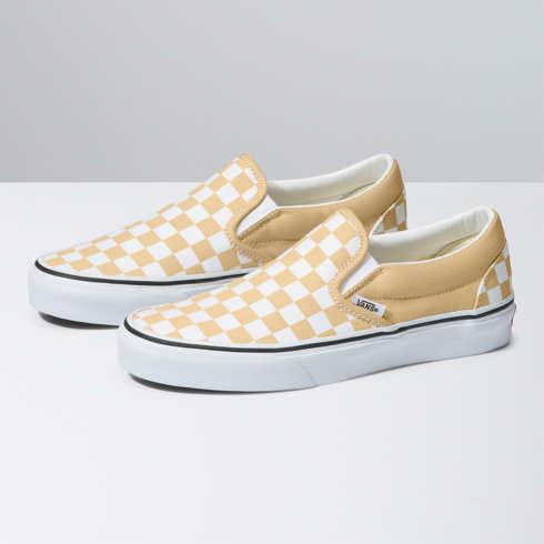 Vans Checkerboard Classic Slip-on (honey Peach)