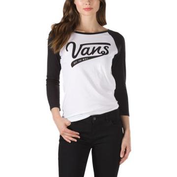 Vans Batter Up Raglan (white Black)