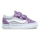 Vans Toddler 2-tone Leopard Old Skool V (baby Blue/diffused Orchid)