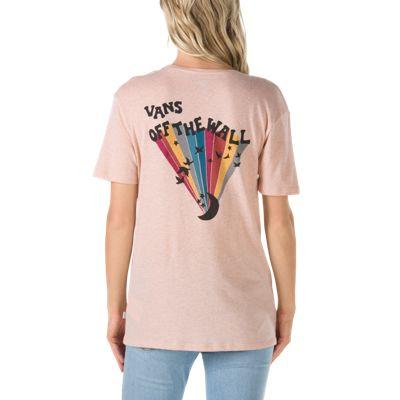 Vans Groovin Boyfriend Tee (mahogany Rose)