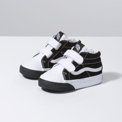 Vans Toddler Color Block Sk8-mid Reissue V (black/true White)