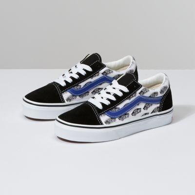 Vans Kids Blur Boards Old Skool (black/royal Blue)
