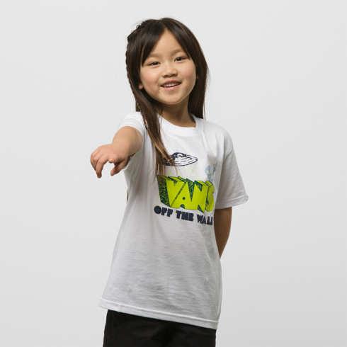 Vans Little Kids Peace Out T-shirt (white)