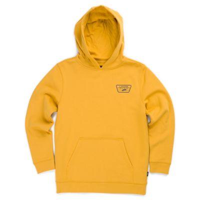 Vans Boys Full Patched Pullover Hoodie (mineral Yellow)