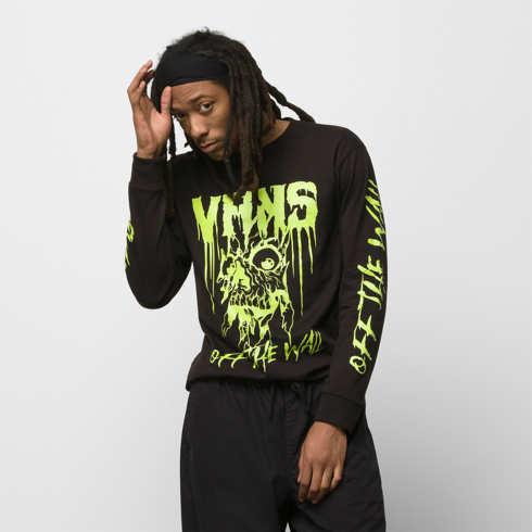 Vans Glaring Eyes Long Sleeve T-shirt (black)