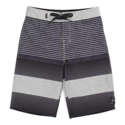 Vans Boys Era Boardshort (black Vertex Stripe)